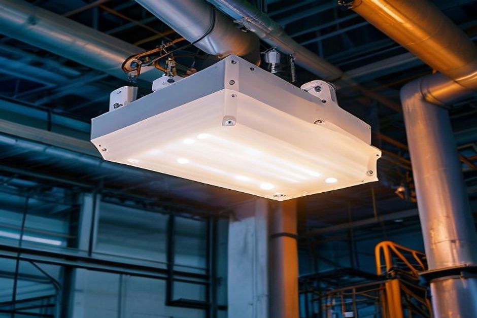 explosion proof LED lighting in industrial hazardous area